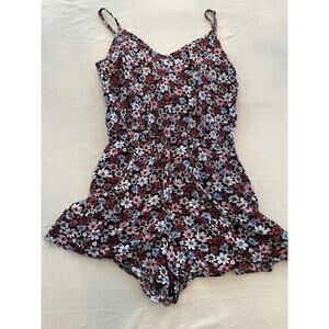 Divided H&M Floral Romper Large